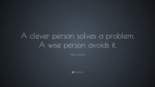 Problem solving wisdom quote black - white lettering free wallpaper