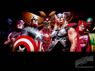 Superheroes dark faces painted words - marvel comic free wallpaper