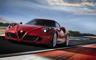 Red sports car race track 37 - a red car free wallpaper