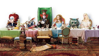 People cats table gathering statue - the wall behind them free wallpaper