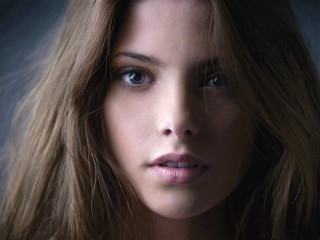 Woman long hair blue eyes 54 - shaded free wallpaper