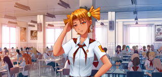 Girl classroom ponytail bow hair - maya free wallpaper for desktop