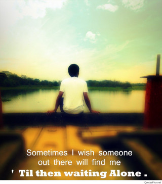 Man sitting dock quote romanticism - a dock free wallpaper