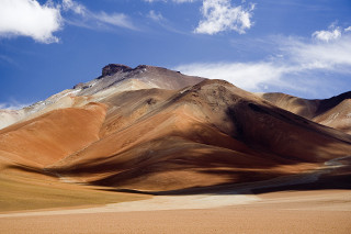 Mountain range blue sky clouds 6 - amir zand free wallpaper