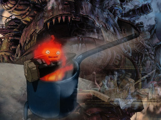 Cartoon character holding large object 2 - huge free wallpaper