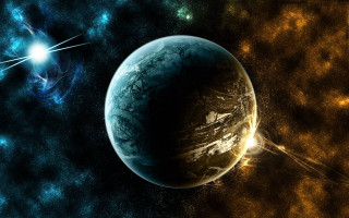 Planet star galaxy bright light - benoit b. mandelbrot free wallpaper