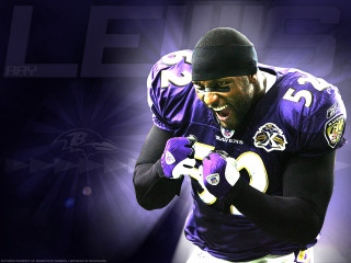 Football player purple uniform ball - bill lewis free wallpaper