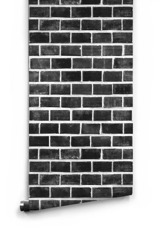 Black white brick wall border - product photo free wallpaper