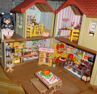 Dollhouse doll table food dollhouse - super free wallpaper