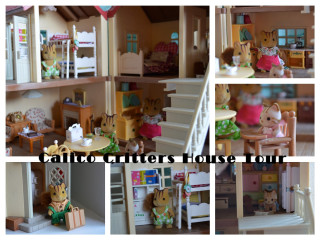 Dollhouse collage furniture staircase doll - chair free wallpaper