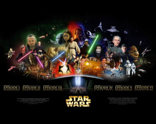 Star wars poster characters space - war free wallpaper