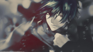 Black hair anime man red - vanita free wallpaper