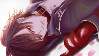Woman laying ground head chest - her chest free wallpaper