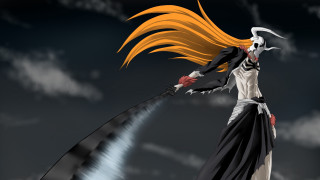 Woman long hair umbrella moon - cloud behind her free wallpaper