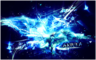 Man lightning effect digital painting - abstract art free wallpaper