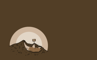 Cartoon mountain tower top image - postminimalism free wallpaper for desktop