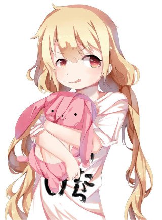 Girl holding pink teddy bear 2 - computer art free wallpaper