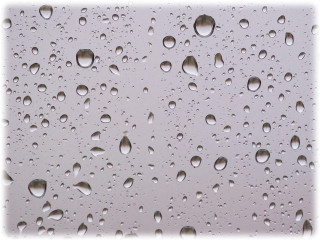Rain covered window drops sky - detailed free wallpaper