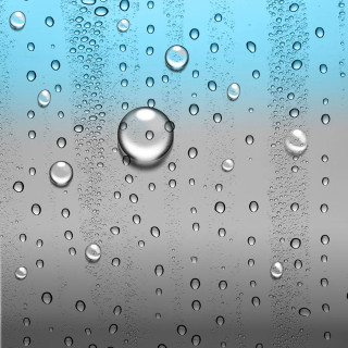 Window water drops blue sky - water free wallpaper