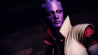 Man purple hair white vest - a purple hair free wallpaper