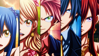 Anime characters colored hair colored - a group of anime characters free wallpaper