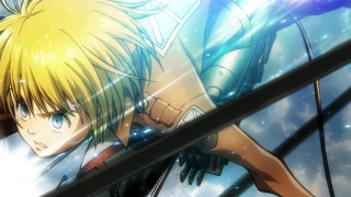Anime blonde blueeyes sword window - front free wallpaper