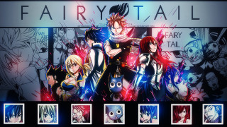 Anime characters fairy tail sign - a group of anime characters free wallpaper
