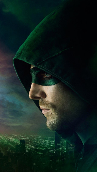 Man green hoodie city red - everett warner free wallpaper