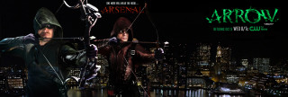 Couple people bows arrows city - cosplay free wallpaper