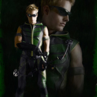 Man green black gun woman - heroic free wallpaper