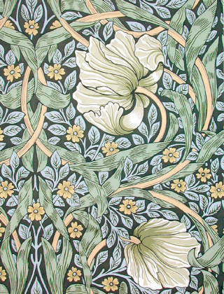 Flowers leaves black background green - a painting of flowers free wallpaper