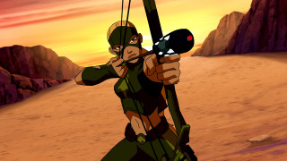 Cartoon character gun aiming desert - the distance free wallpaper for desktop