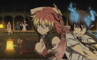 Anime couple room cat dog - a cat free wallpaper