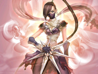 Woman sword dress design image - inspired free wallpaper