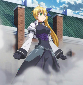 Woman clouds blonde blue sky - free 3d render wallpaper