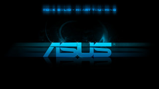 Dark background blue black asus - computer art free wallpaper
