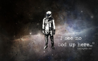 Space suit galaxy quote aurora - god free wallpaper