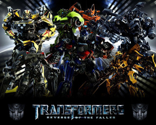Robots dark room backlight silhouette - a group of robots free wallpaper