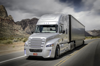 Silver truck desert mountains cloudy - a road in the desert free wallpaper