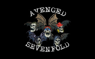 Skulls bats avenge sevenfold white - wallpaper free wallpaper