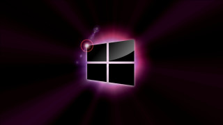 Black purple wallpaper window red - a window in the middle of it free wallpaper