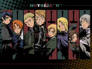 Anime characters group wall death - a wall free wallpaper for desktop