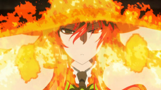 Woman hat tie fire flames - a woman in a hat free wallpaper