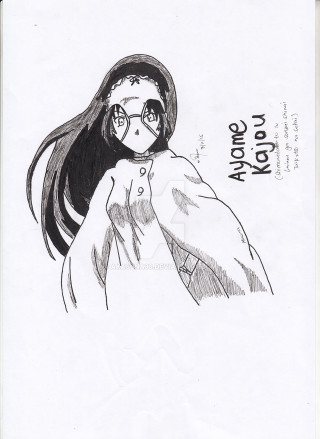 Girl glasses hoodie drawing art - a drawing of a girl free wallpaper
