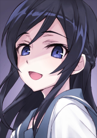 Girl smiling blue eyes bangs - smiling free wallpaper