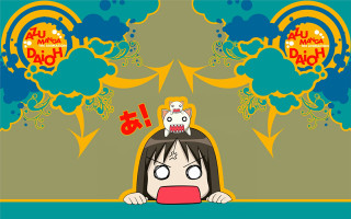 Cartoon bunny motherday sky clouds - bian shoumin free wallpaper