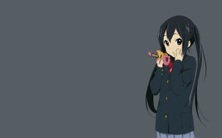 Surprised girl donut minimalist kyoto - a donut free wallpaper