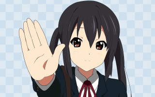 Girl suit tie hand up - aguri uchida free wallpaper