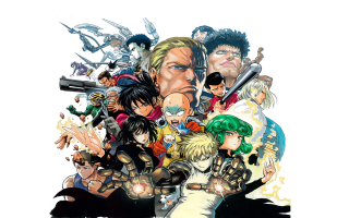Anime characters guns action group - a group of anime characters free wallpaper