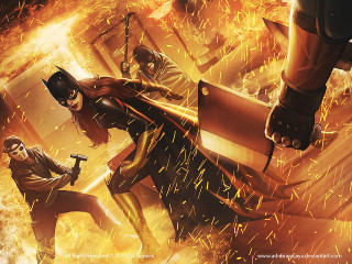 Couple fire scene sword man - andrew robinson free wallpaper